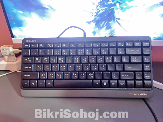 A4tech Fk11 Mini Fstyler Sleek Multimedia Compact Keyboard